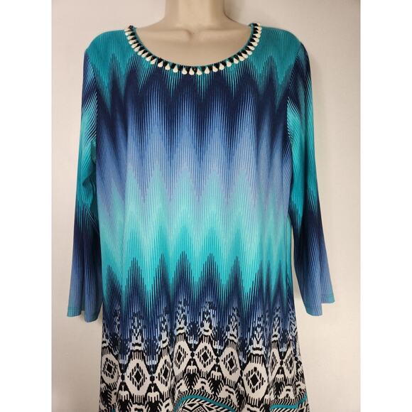 Ruby Rd‎ Top Womens Size M 3/4 Sleeve Pullover $54 - Picture 4 of 7